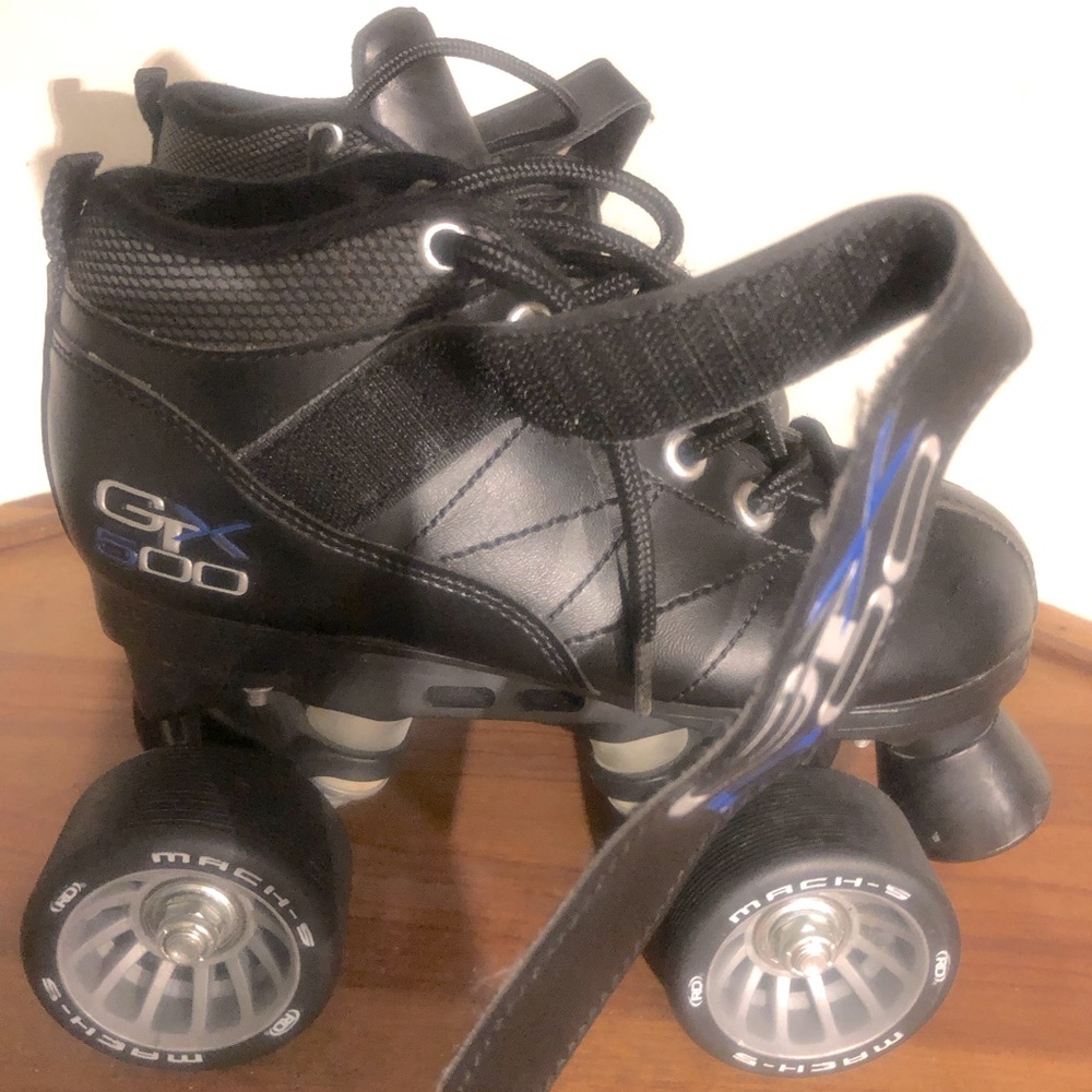 Pacer GTX 500 Roller Skates, Size 3, Black, Good Condition